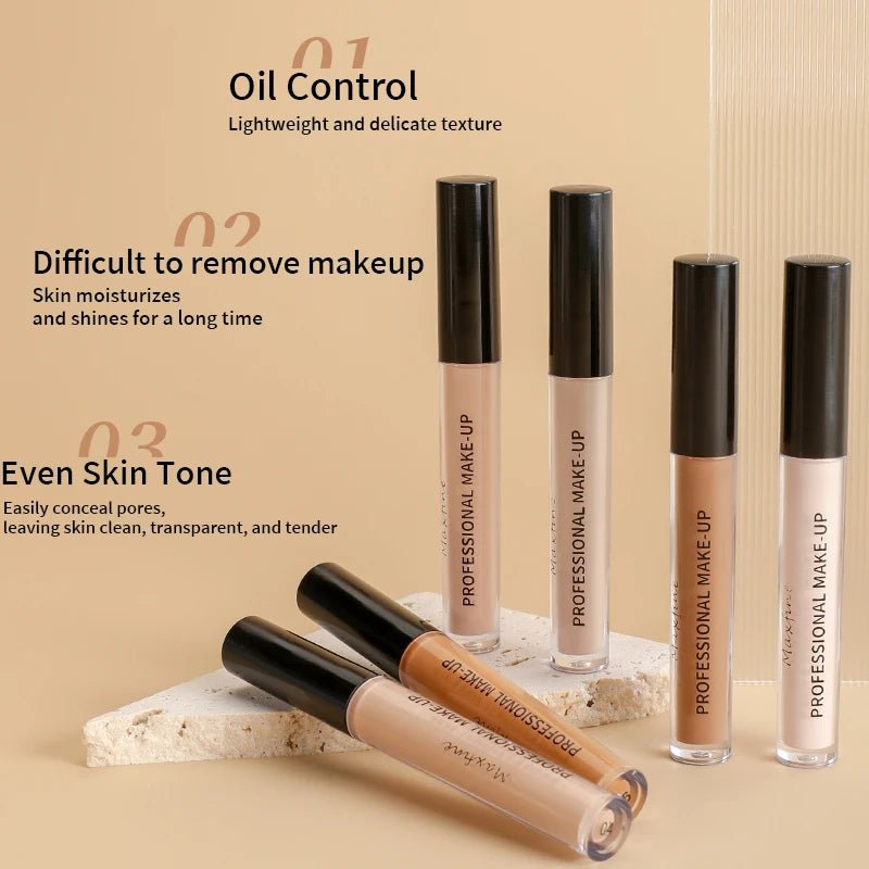 Traceless Liquid Concealer/Foundation, Long-Wearing, Waterproof, Oil-Control, Moisturizing, Flawless Finish For All Skin Tones