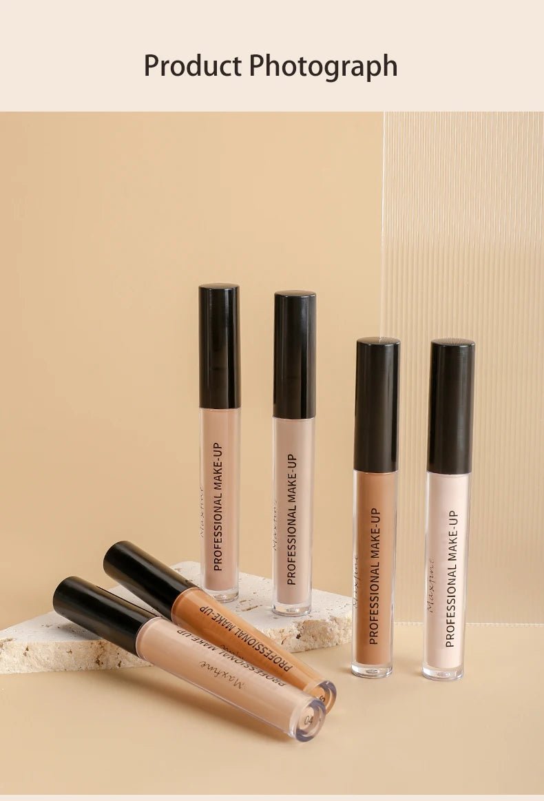 Traceless Liquid Concealer/Foundation, Long-Wearing, Waterproof, Oil-Control, Moisturizing, Flawless Finish For All Skin Tones