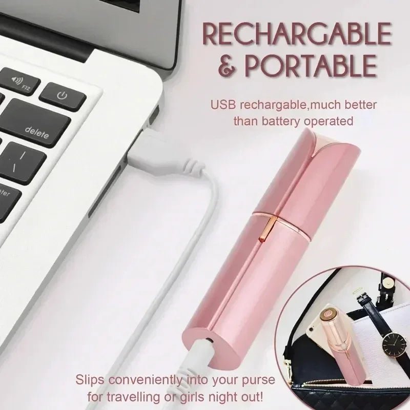 Portable Lipstick Shaped Women Electric Epilator Eyebrow Trimmer Painless Effective Facial Hair Removal Shaver Small Epilator