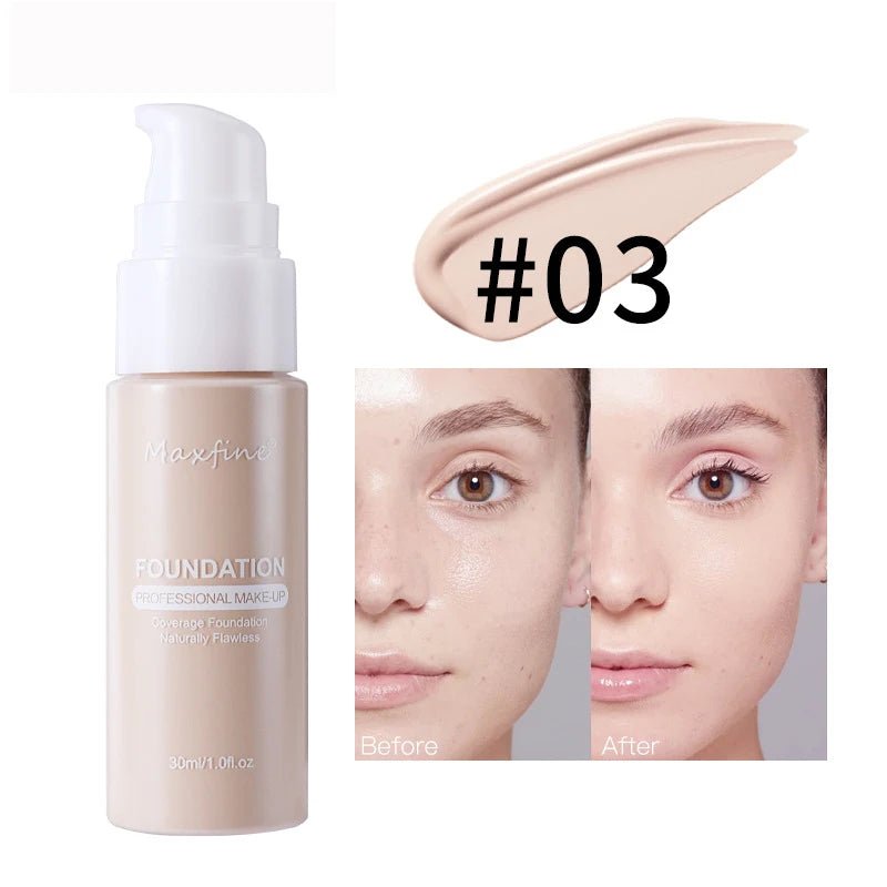 Liquid Foundation Effective Concealer Waterproof Sweat-resistant Makeup Professional Cosmetics