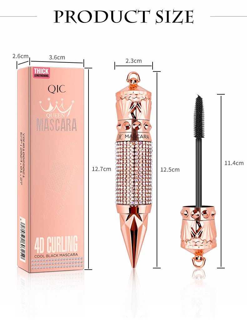 4D Silk Fiber Lashes Waterproof Mascara Eye Makeup Cosmetics Lash Extension Long-Lasting Natural Big Eye Make Up