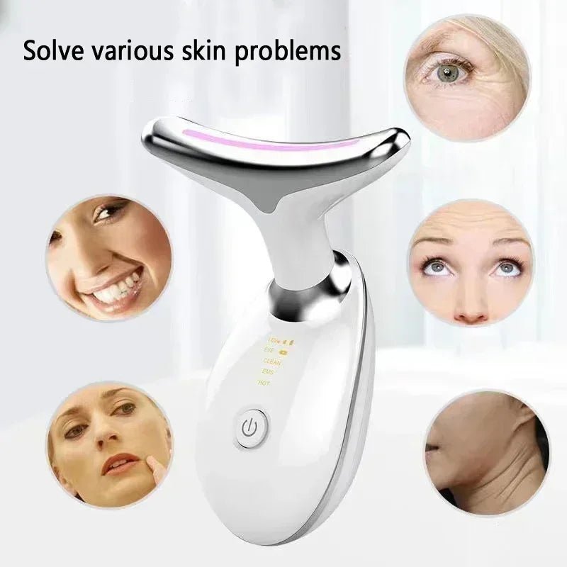 Face Machine Neck Lifting Beauty Device Anti Wrinkle Facial Massager Skin Rejuvenation Thin Double Chin Vibrator Dropshipping