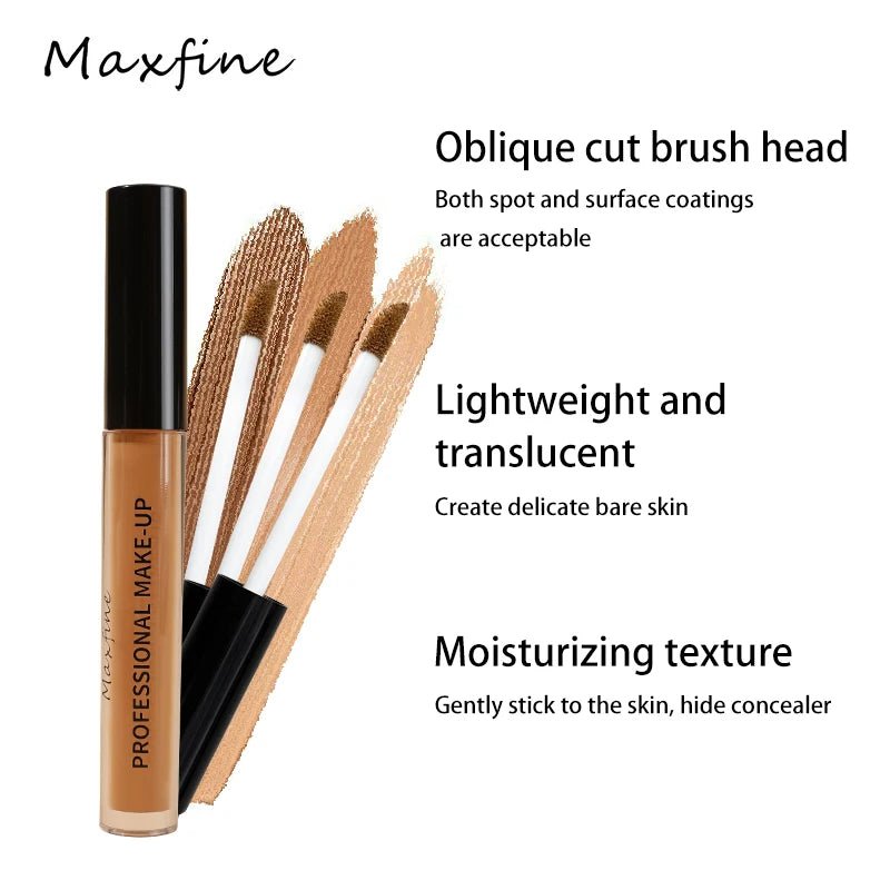 Traceless Liquid Concealer/Foundation, Long-Wearing, Waterproof, Oil-Control, Moisturizing, Flawless Finish For All Skin Tones