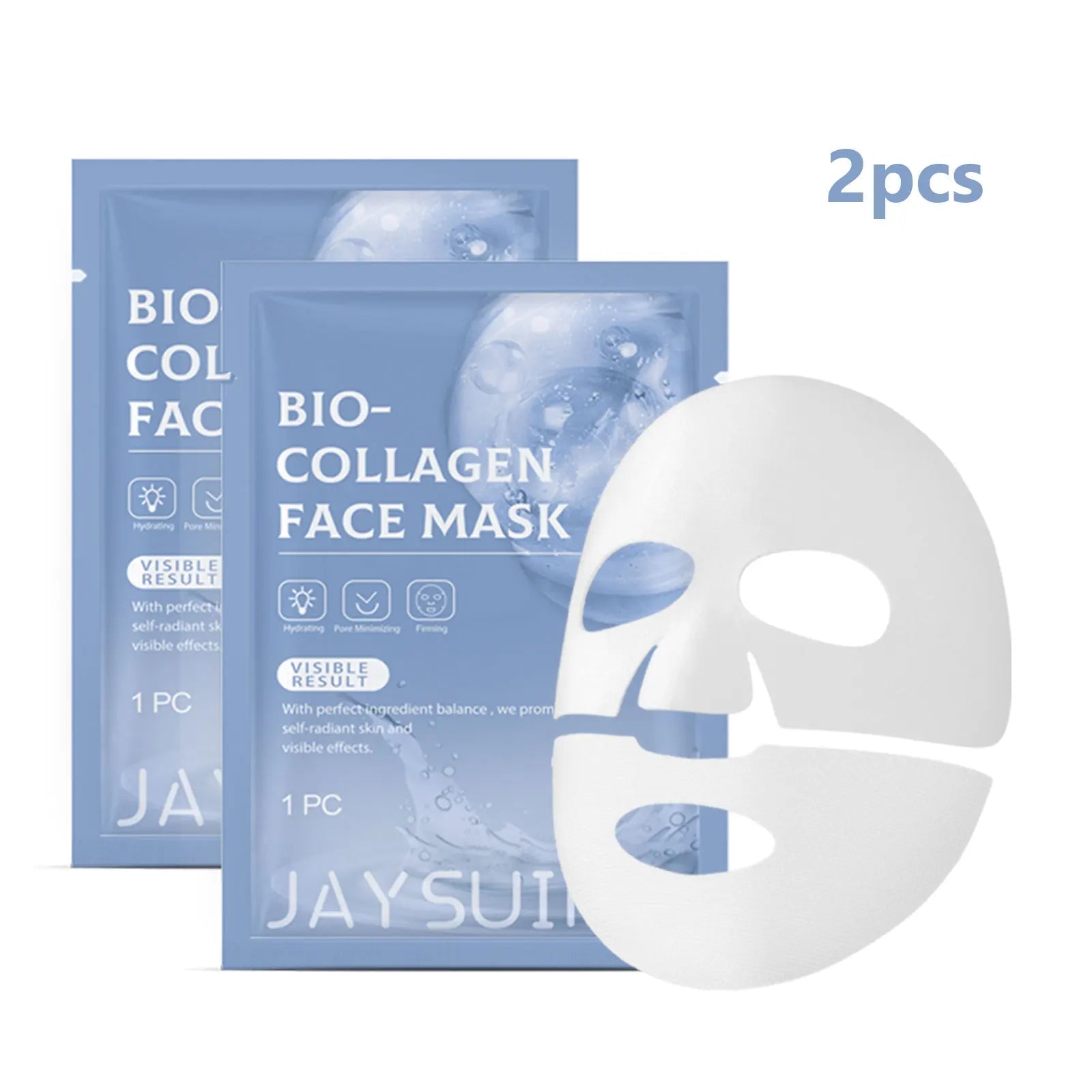 Bio Collagen Face Mask Overnight Hydrating Moisturizing Brighten Shrink Pores Rejuvenation Hyaluronic Acid Wrapping Mask Korean