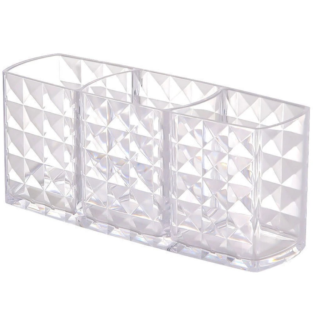 1-piece Diamond Patterned Mirror Cabinet Storage Box, Bathroom, Bathroom, Cosmetics, Lipstick Storage Rack DROPSHIPPING