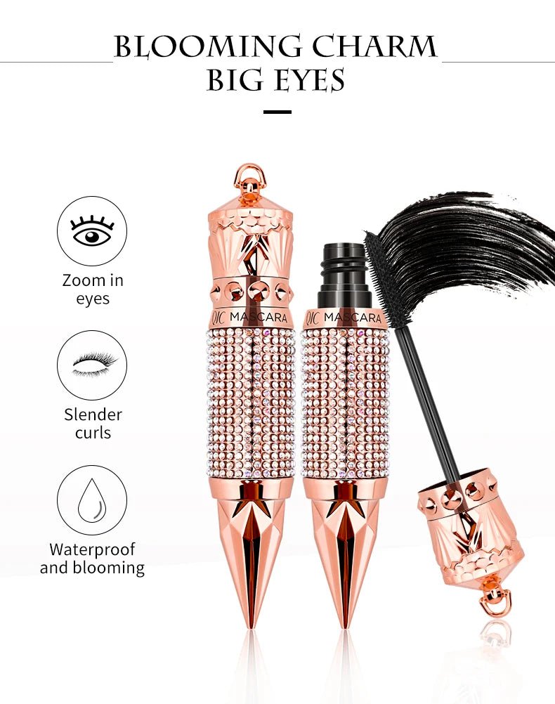 4D Silk Fiber Lashes Waterproof Mascara Eye Makeup Cosmetics Lash Extension Long-Lasting Natural Big Eye Make Up