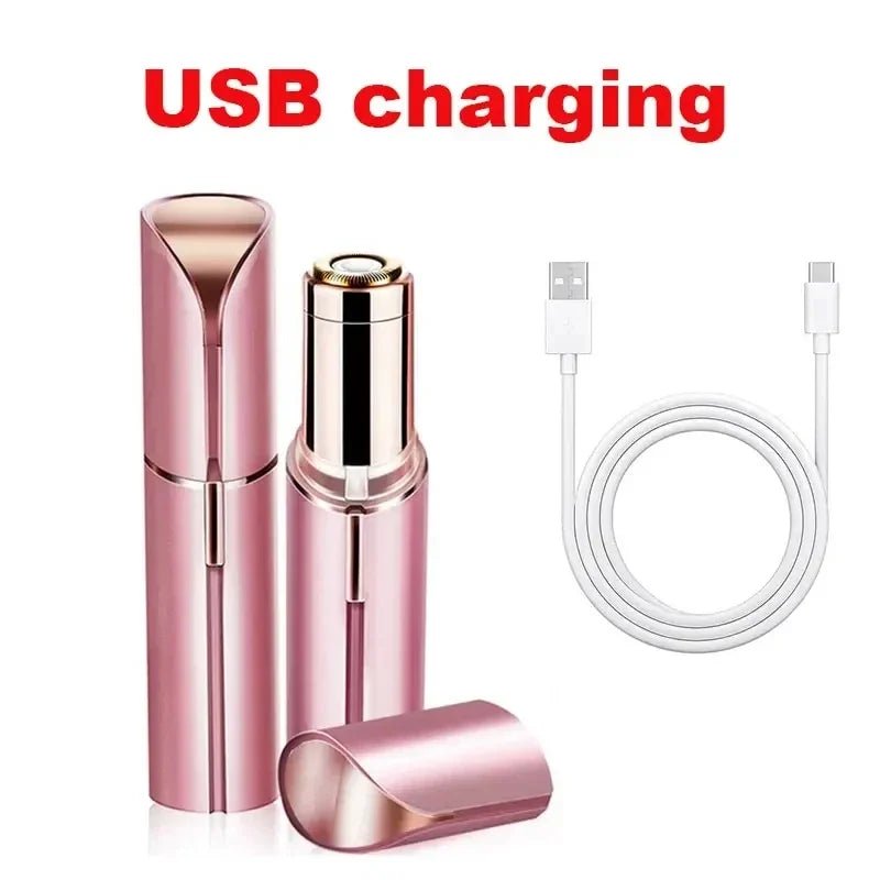 Portable Lipstick Shaped Women Electric Epilator Eyebrow Trimmer Painless Effective Facial Hair Removal Shaver Small Epilator