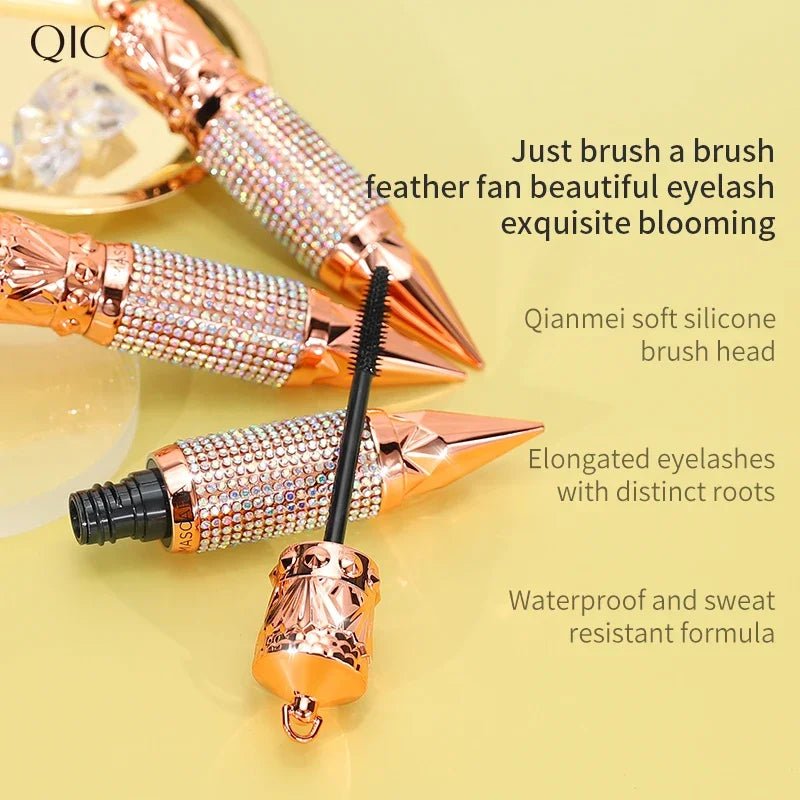 4D Silk Fiber Lashes Waterproof Mascara Eye Makeup Cosmetics Lash Extension Long-Lasting Natural Big Eye Make Up