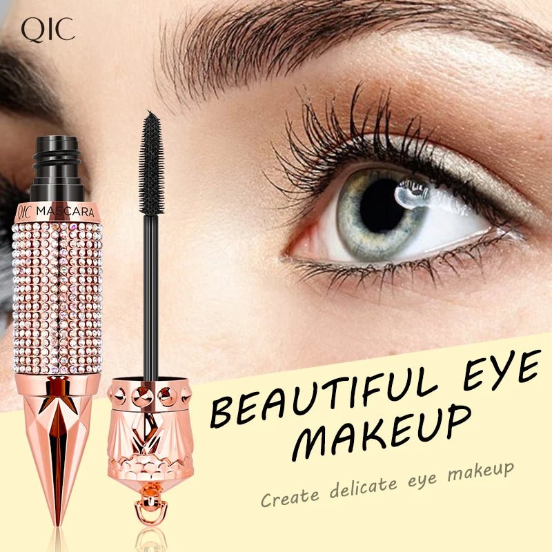 4D Silk Fiber Lashes Waterproof Mascara Eye Makeup Cosmetics Lash Extension Long-Lasting Natural Big Eye Make Up